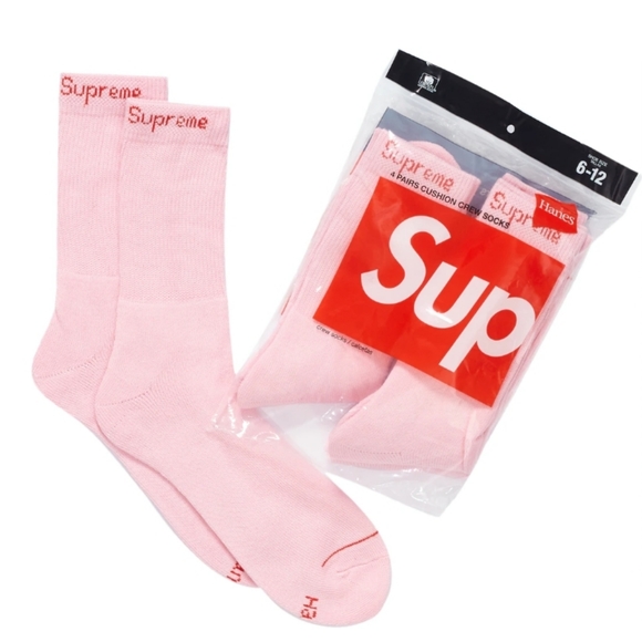 Supreme Other - 1 new pair of pink fw21 supreme socks